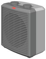 Dimplex DXUF2N 2kW Upright Fan Heater