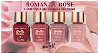 Barry M Cosmestics Rose Nail Polish - Pack of 4