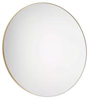 Habitat Gold Brushed Round Wall Mirror - 82x82cm