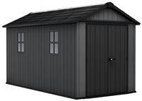 Keter Newton Plus Apex Outdoor Storage Shed 7.5x13ft - Grey