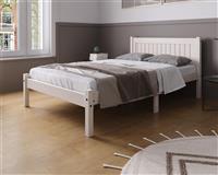 Birlea Rio Double Wooden Bed Frame - White