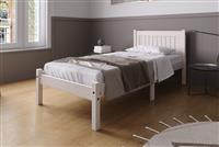 Birlea Rio Single Bed Frame with Mattress - White