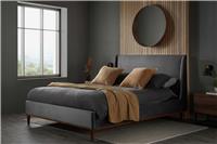 Birlea Lincoln Double Fabric Bed Frame - Charcoal