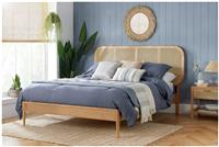 Birlea Elina Double Wooden Bed Frame - Oak