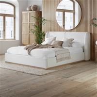 Birlea Eden Double Fabric Bed Frame - White