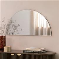 Habitat Frameless Half Circle Wall Mirror - 45x90cm