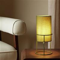 Argos Home Steel Column Table Lamp - Green