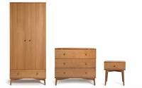 Habitat Kirk 3 Piece 2 Door Wardrobe Set - Walnut