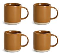 Habitat Set of 4 Mugs - Brown