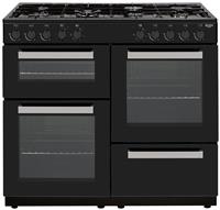 Bush BRC100RDHEB 100cm Dual Fuel Range Cooker - Black