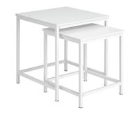 Argos Home Toby Nest of 2 Tables - White