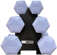 Pro Fitness Vinyl Dumbbell Tree - 12Kg