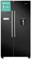 Hisense RS741N4WBE American Fridge Freezer - Black