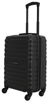 Featherstone 4 Wheel Hard Suitcase - Cabin, Black