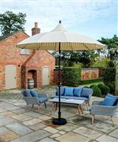 Norfolk Leisure Carrousel 2.5m Garden Parasol - Cream
