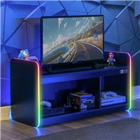 X Rocker Electra Media TV Unit with App Control LED - Black