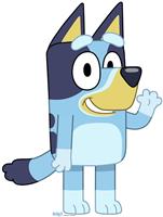 Star Cutouts Bluey Cardboard Cutout