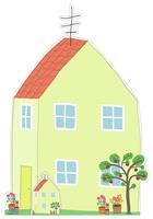 Star Cutouts Peppa Pig House and Apple Tree Cardboard Cutout