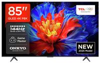 TCL 85 Inch 85P8K-UK Smart 4K UHD HDR QLED TV