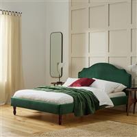 Habitat Sophia Kingsize Velvet Bed Frame - Moss Green