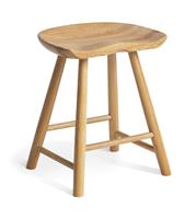 Habitat Barnwell Oak Short Stool - Natural