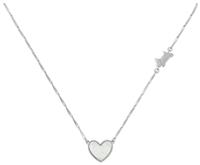 Radley Sterling Silver Mother of Pearl Heart Necklace