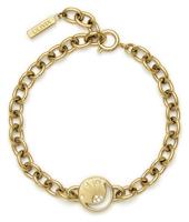 Olivia Burton Gold Plated Celestial Sun Disc Link Bracelet