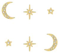 Olivia Burton Gold Coloured North Star & Moon Earring Set