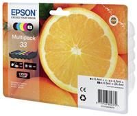 Epson 33 Oranges Ink Cartridges Black & Colour