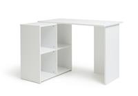 Argos Home Malibu Corner Office Desk - White