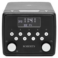 Roberts SOUND49BK DAB+/FM/CD/Bluetooth Clock Radio - Black