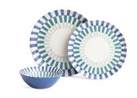 Habitat 12 Piece Stoneware Dinner Set - Multicoloured