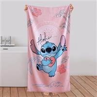 Stitch Disney Towel - Pink