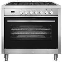 Bush BRC90DFSS 90cm Dual Fuel Range Cooker - Stainless Steel