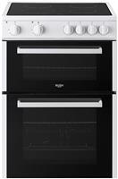 Bush B60TCWX 60cm Twin Cavity Electric Cooker - White