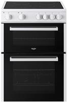 Bush B60TCWX 60cm Double Oven Electric Cooker - White