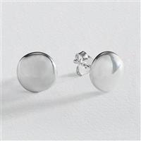 Revere Sterling Silver Button Stud Earrings