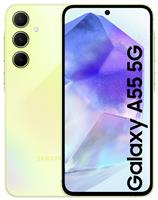 SIM Free Samsung A55 5G 128GB Mobile Phone - Lemon