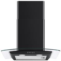 Bush BGH60BK 60cm Chimney Cooker Hood - Black