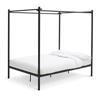 Habitat Akari 4 Poster Kingsize Metal Bed Frame - Black