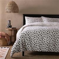 Argos Home Mono Fleece Printed Bedding Set - King size