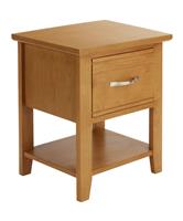 Argos Home Islington 1 Drawer Side Table - Oak