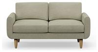 Hutch Fabric Round Arm 2 Seater Sofa - Oat