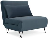 Habitat Roni Small Double Fabric Chairbed - Ink Blue
