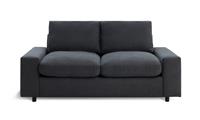 Habitat Holme Fabric 3 Seater Sofa - Charcoal
