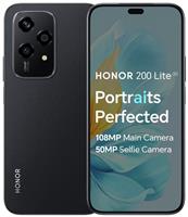 SIM Free HONOR 200 Lite 5G 256GB AI Mobile Phone - Black