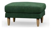 Hutch Fabric Footstool - Sage Green