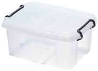 Strata 3 x 12L Smart Storage Boxes With Lid - Clear