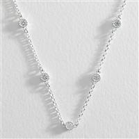 Revere Sterling Silver Cubic Zirconia Necklace