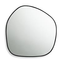 Habitat Black Asymmetric Wall Mirror - 60x60cm